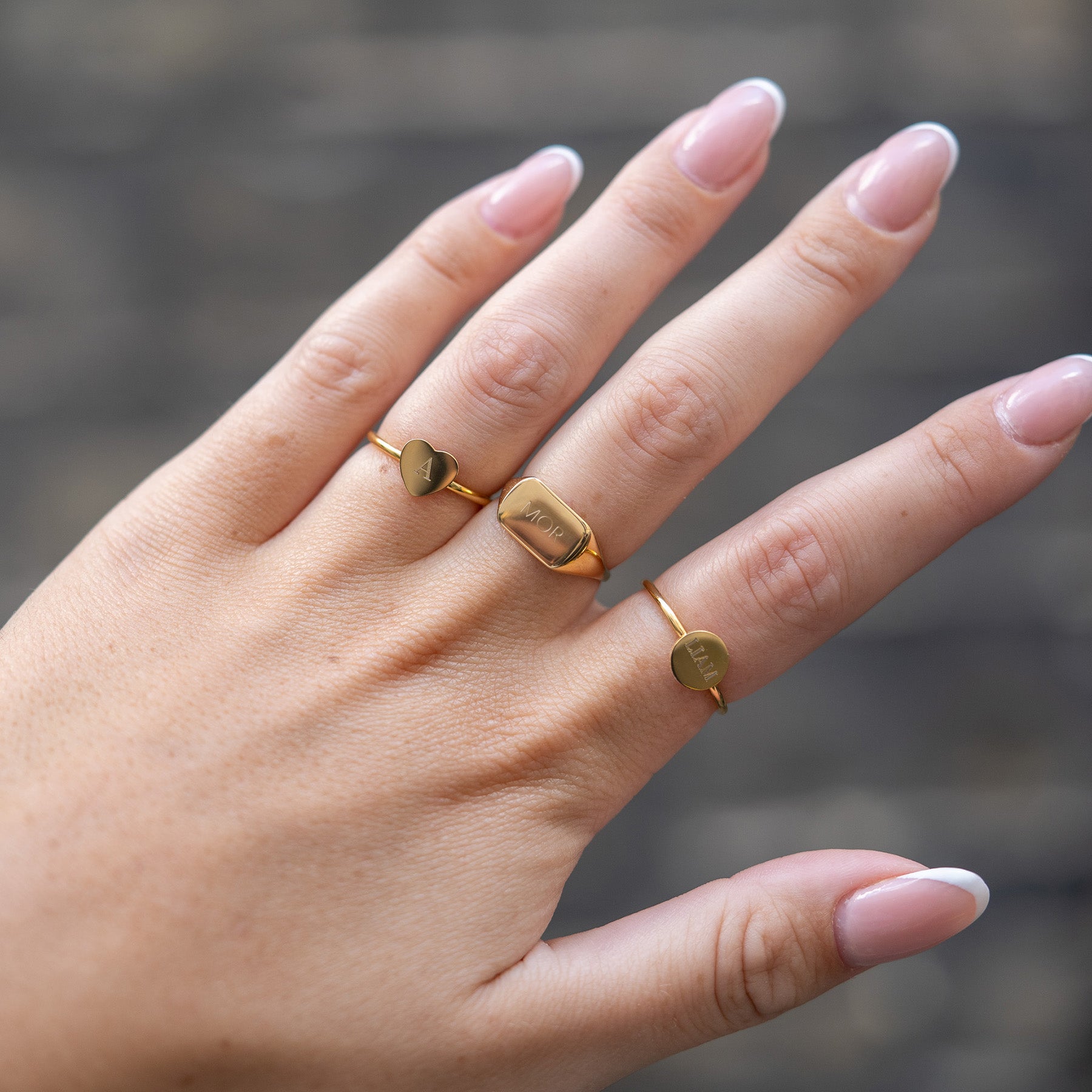 SIGNET RING 02 - GULDBELAGT