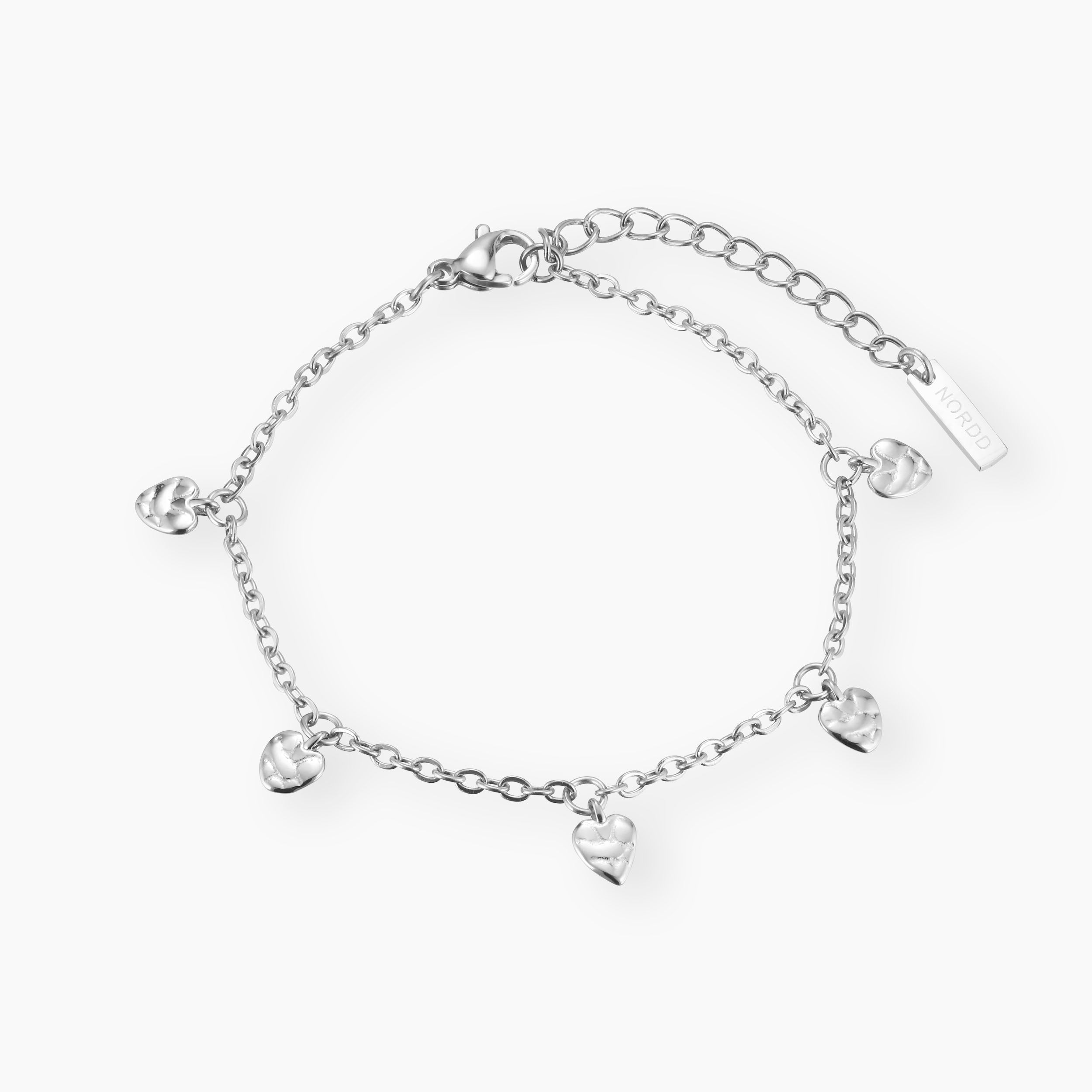 MINI HJERTE PENDANT ARMBÅND