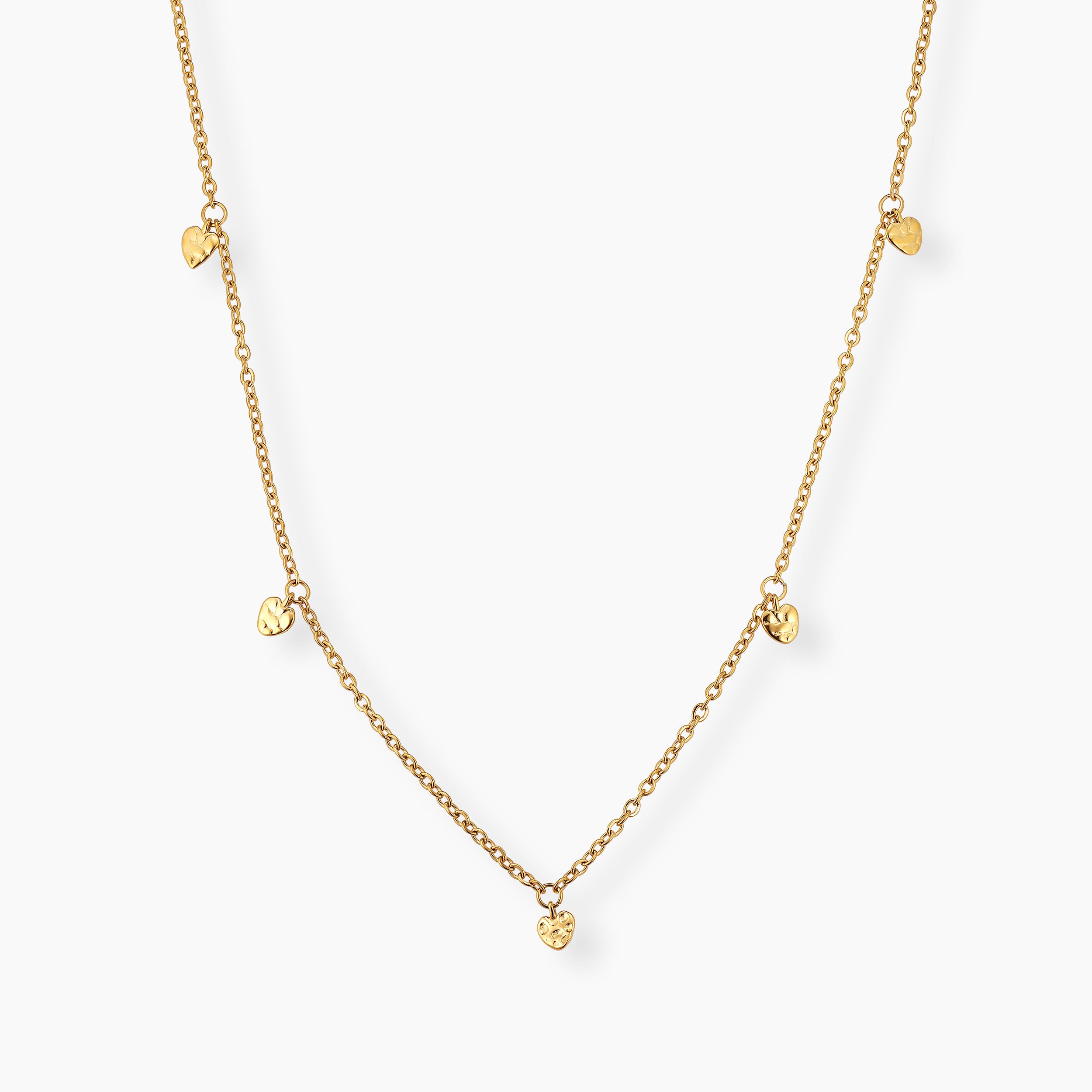 MINI HJERTE PENDANT HALSKÆDE