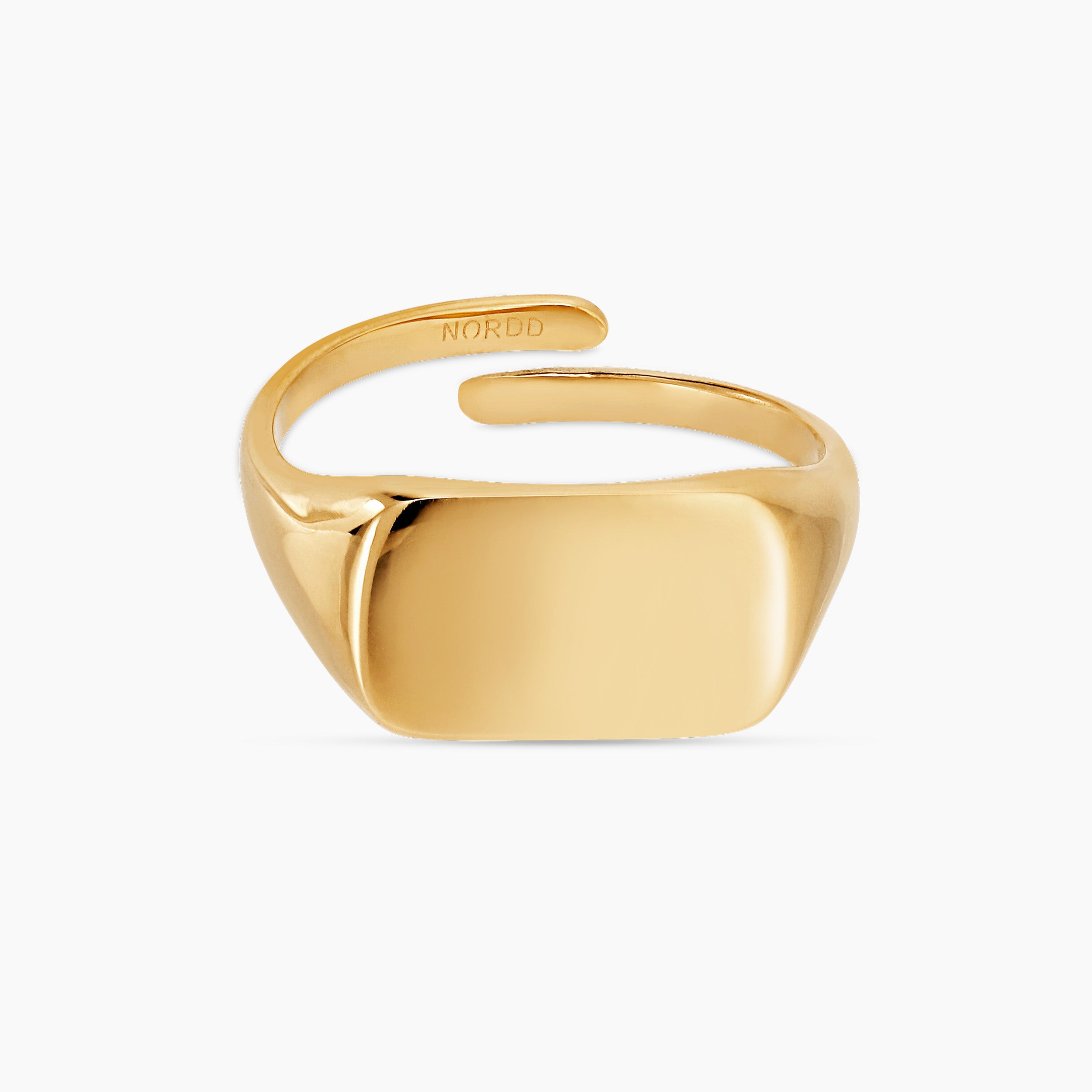 SIGNET RING 02 - GULDBELAGT