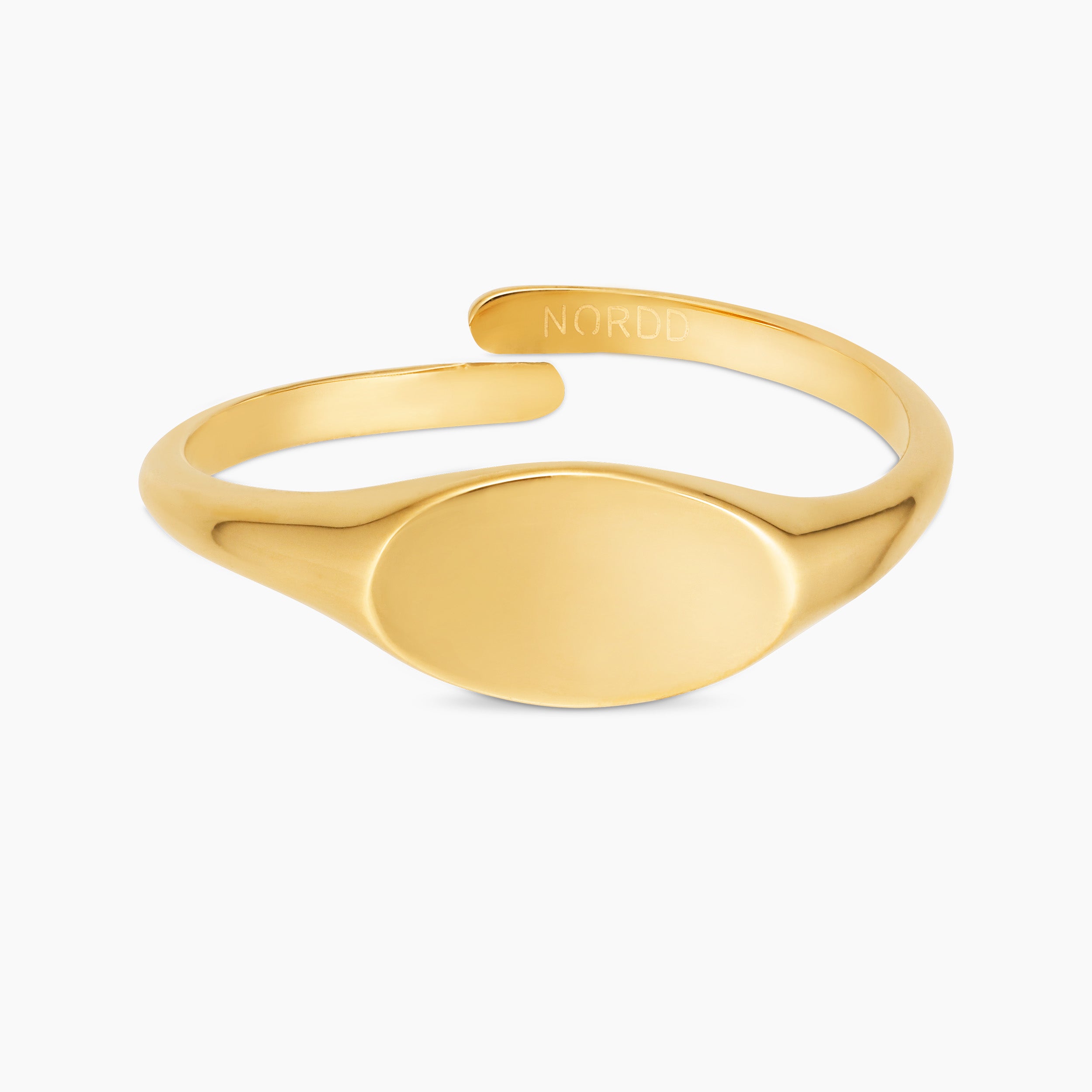 SIGNET RING 01 - GULDBELAGT