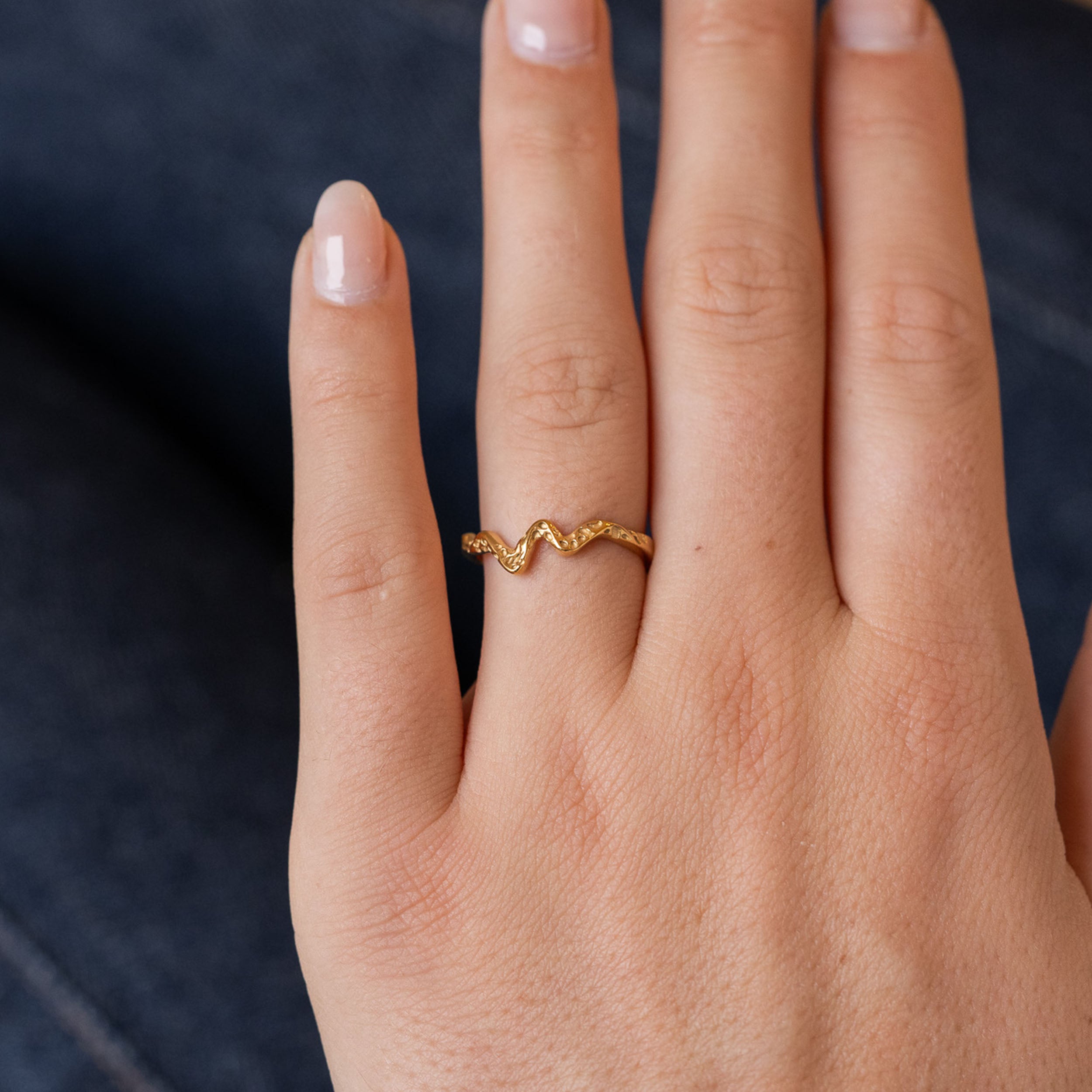 CURVE JUSTERBAR RING