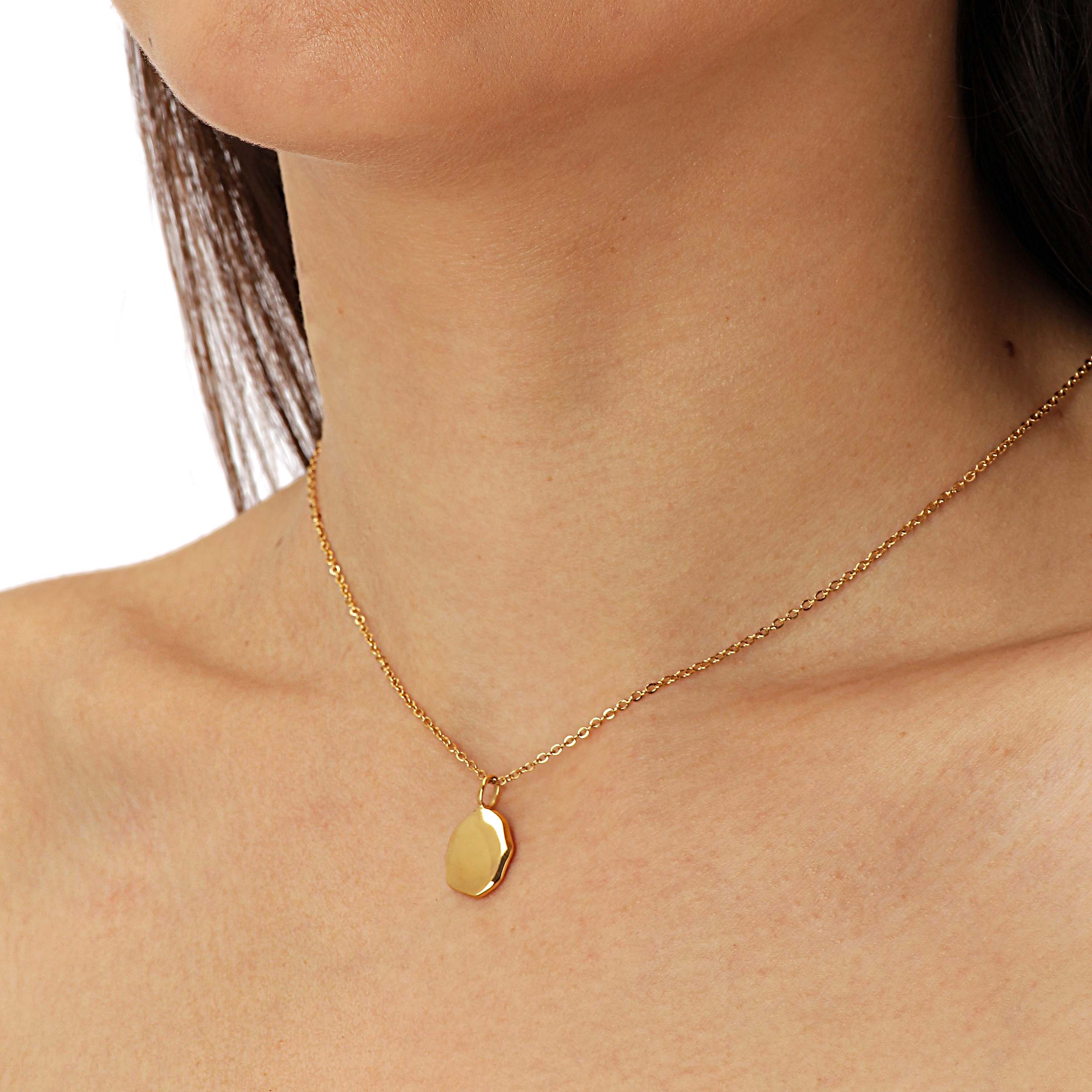 04 HALSKÆDE - GULDBELAGT