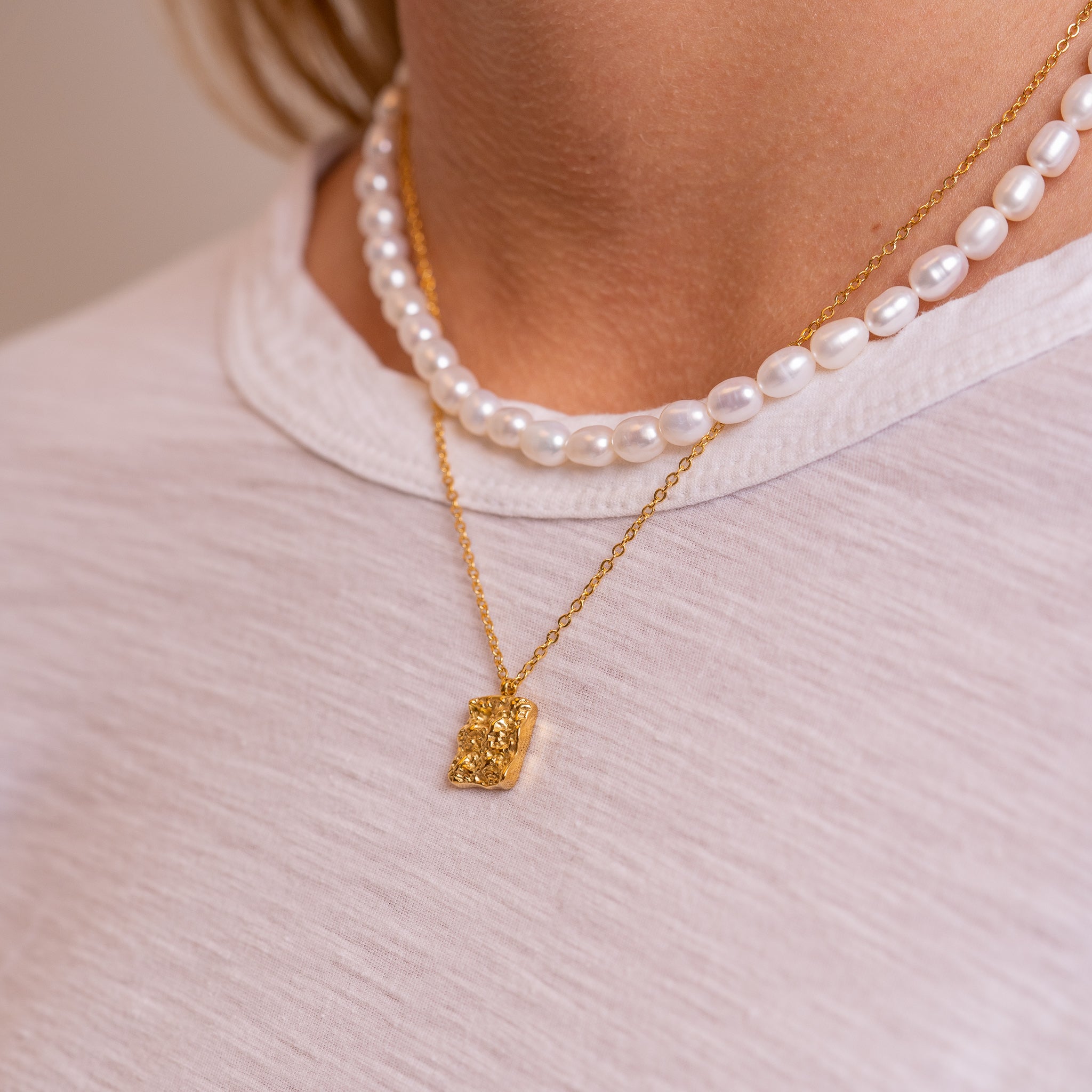 VERDENS BEDSTE MOR - OSLO HALSKÆDE GULDBELAGT