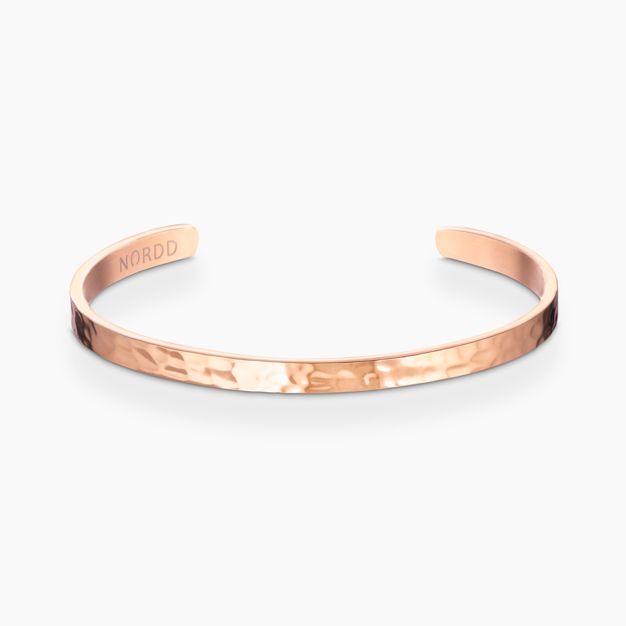 HAMMERED ARMBÅND - ROSE GOLD