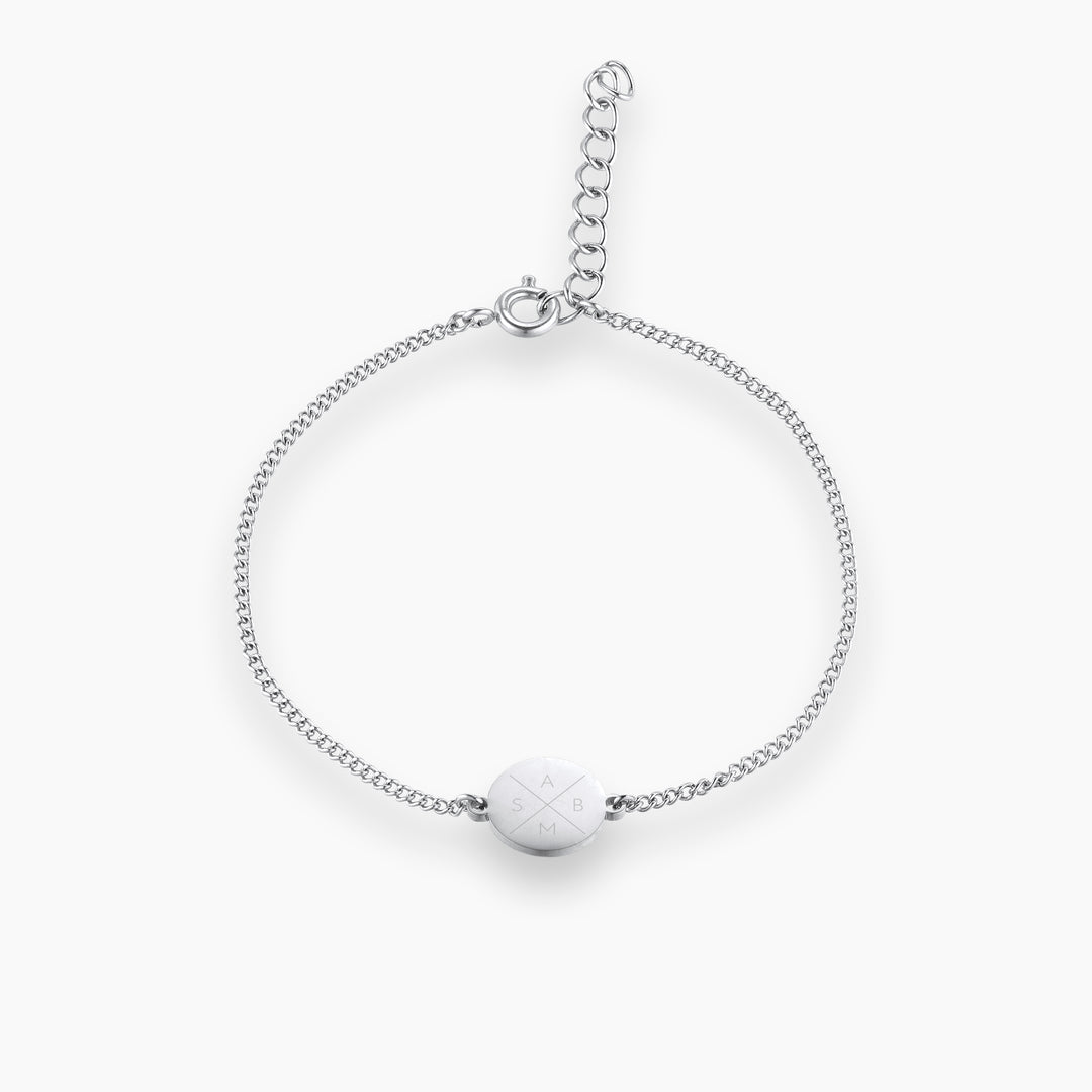 Kryds armbånd med indgravering - Nordd Copenhagen
