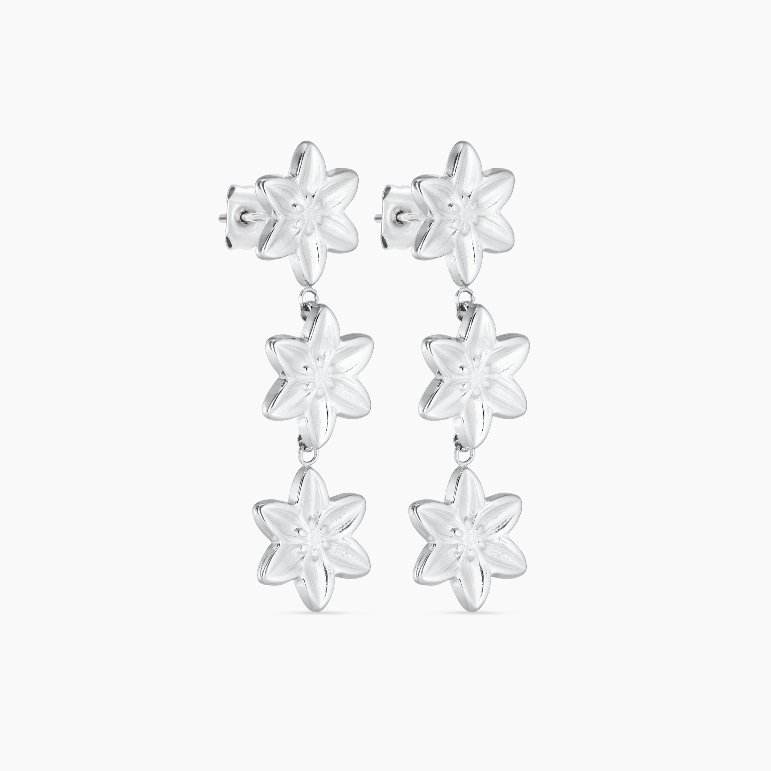 LILY ØRERINGE (3 BLOMSTER)