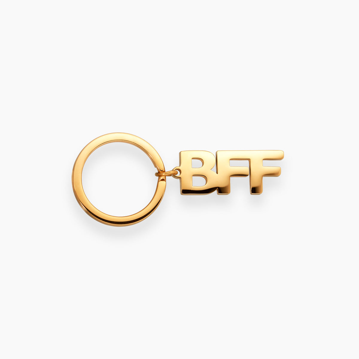 BFF NØGLERING GULDBELAGT