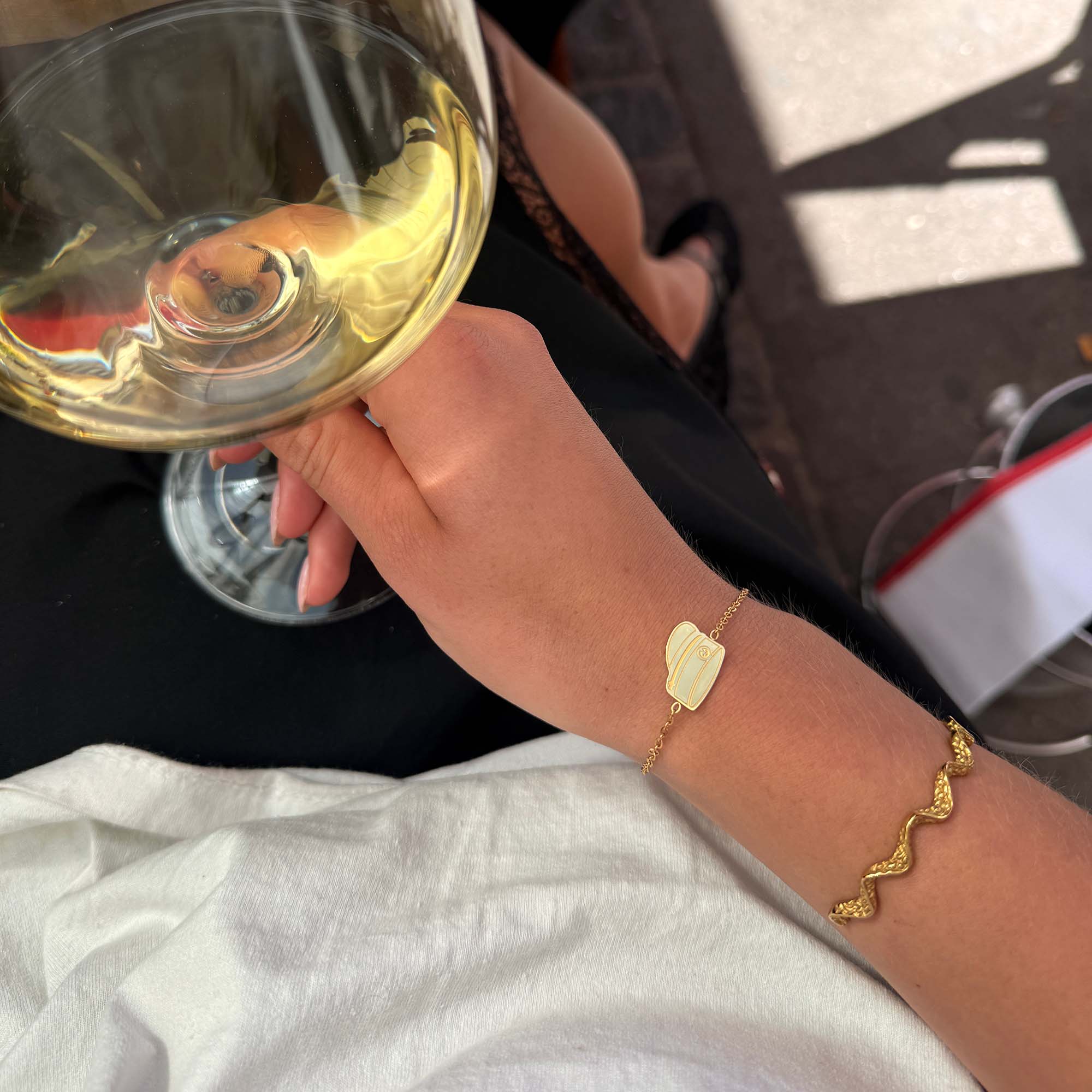 HUE ARMBÅND GULDBELAGT