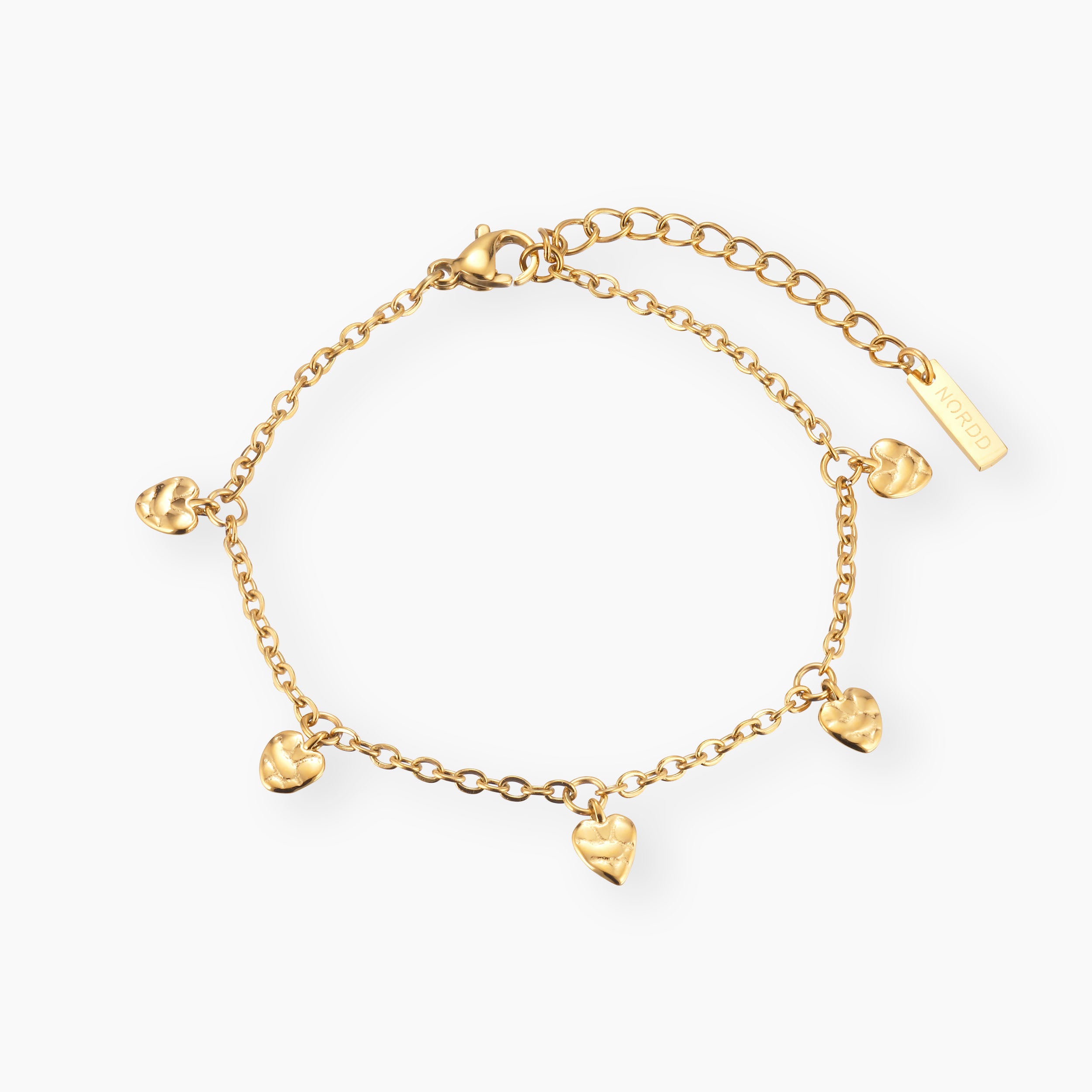 MINI HJERTE PENDANT ARMBÅND