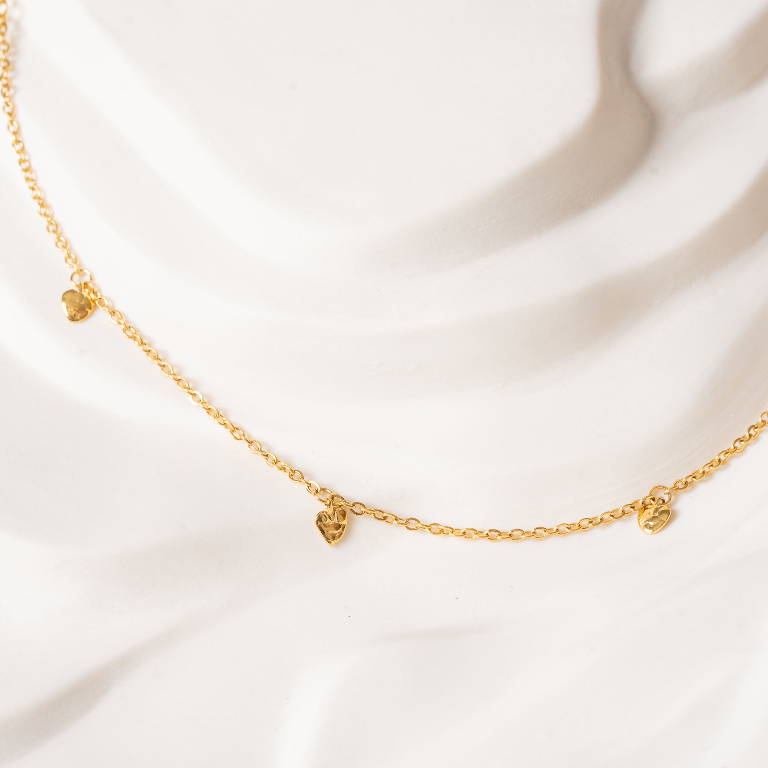 MINI HJERTE PENDANT HALSKÆDE