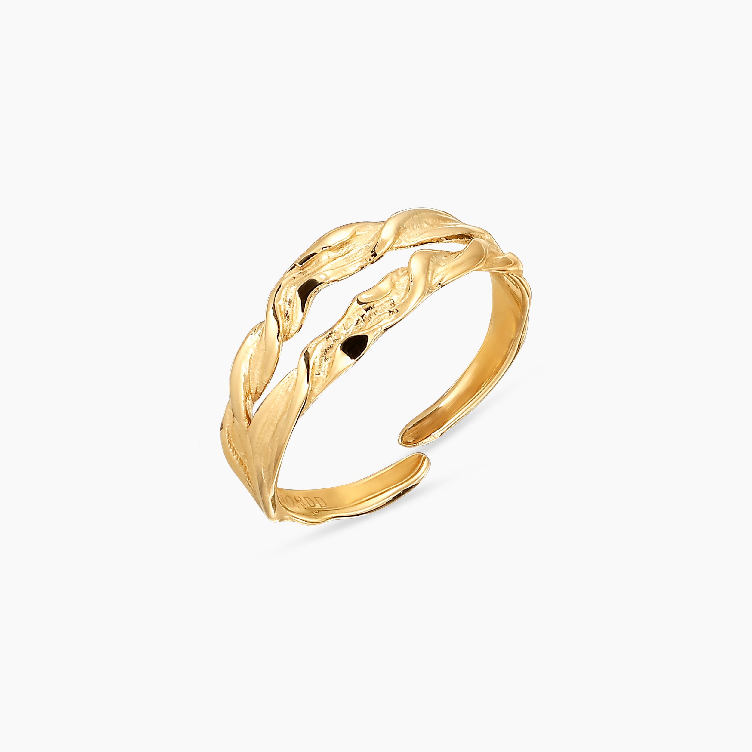 TWIST JUSTERBAR TWIN RING