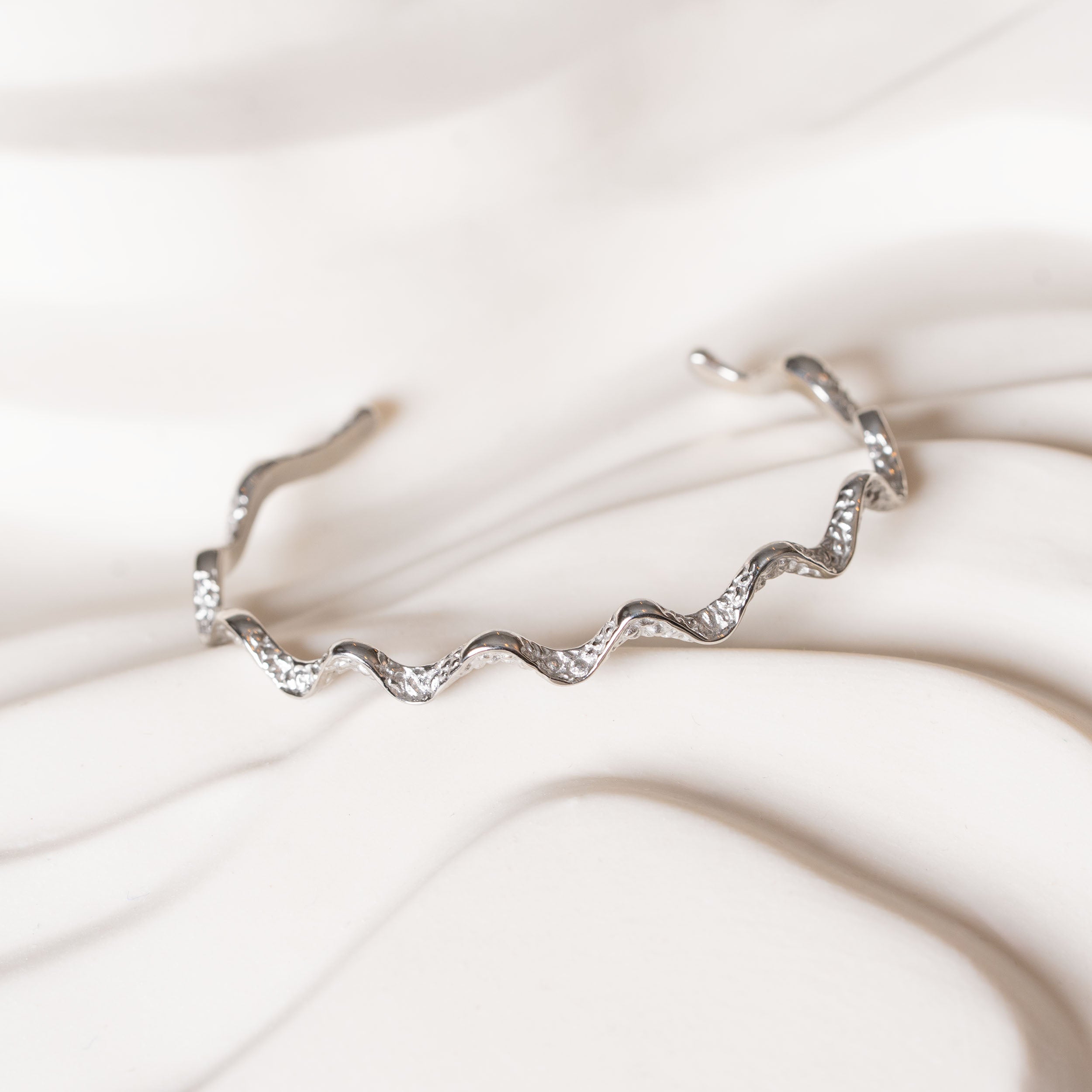 Justerbar Armring - Waves Moon Slim - Nordd Copenhagen